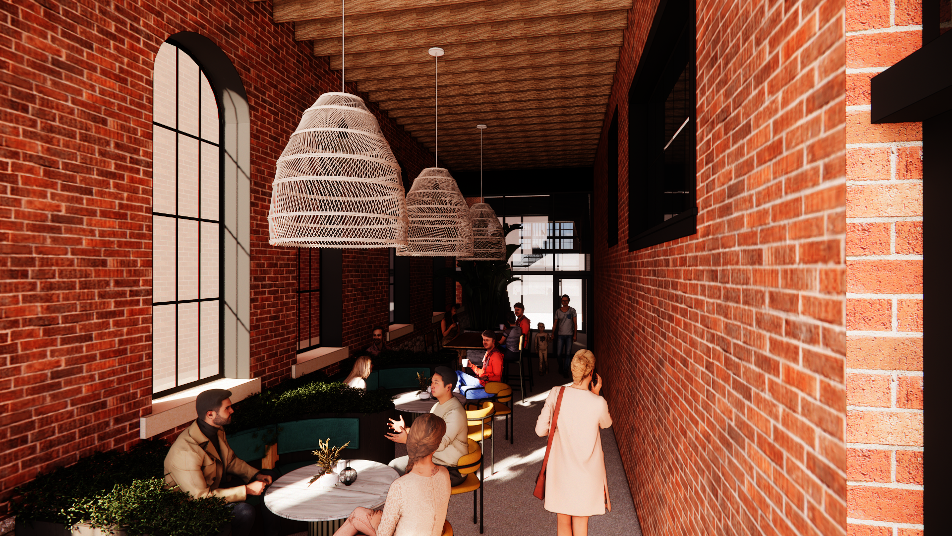 The Glass Press Food Hall Concept